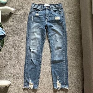 PISTOLA high rise distressed jeans SIZE 24